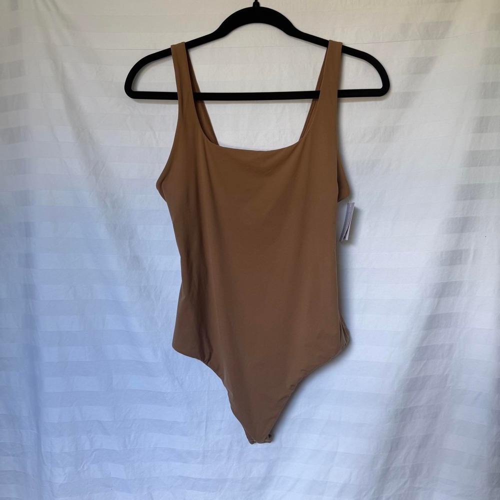 NWT Auden Brown bodysuit in size L
